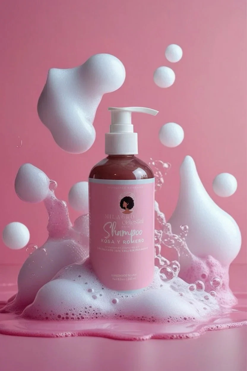 Shampoo Hidratante de Rosa