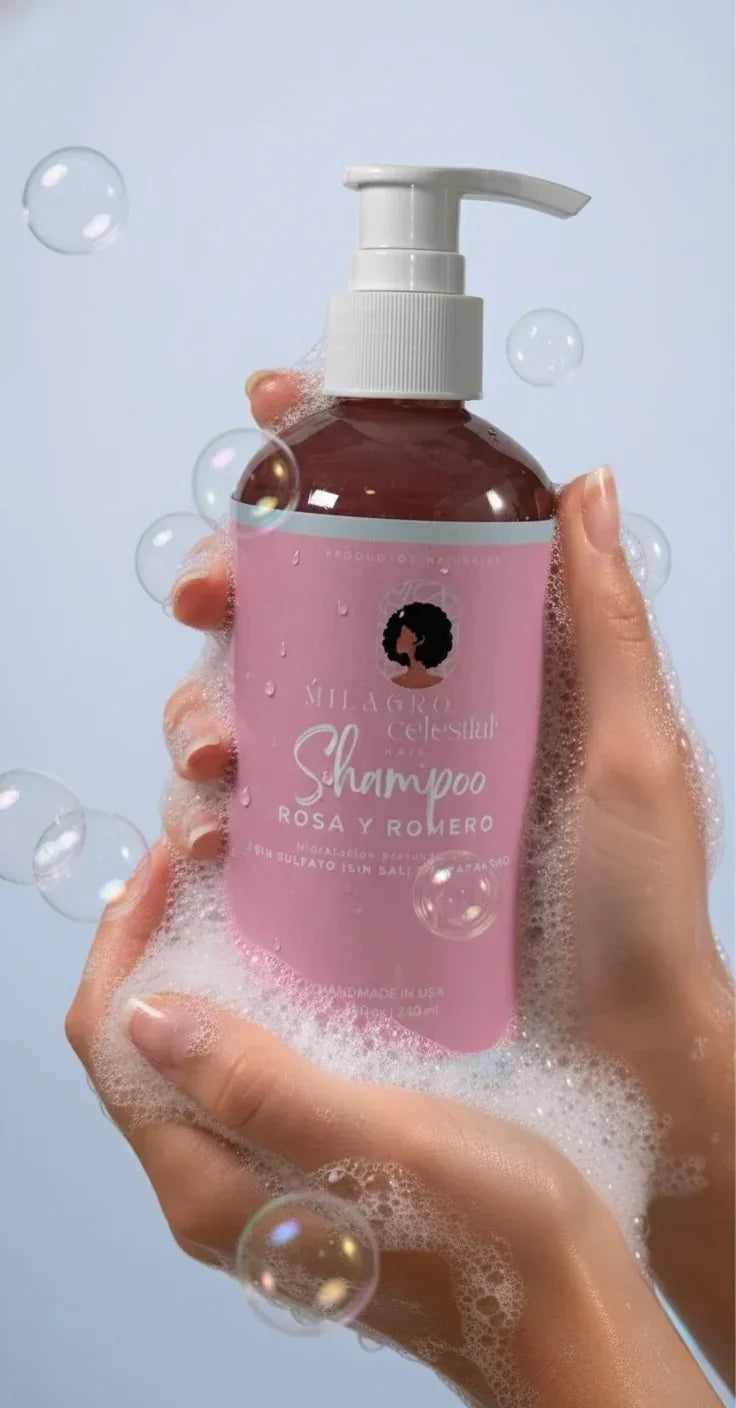 Duo Herbal Hidratante de Rosa – Shampoo & Acondicionador